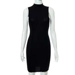 Isabella Ribbed Sleeveless Jurk