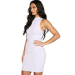 Isabella Ribbed Sleeveless Jurk